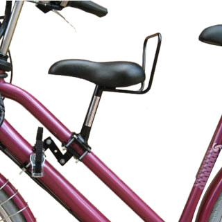 Zadel op stang - Damesfiets