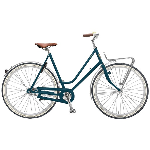 [DSC2501] Road Ocean Blue - Lichte stadsfiets met terugtraprem - Framehoogte Medium